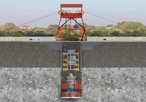 垂直盾構機豎井施工測距換能器 垂直盾構機豎井施工測距換能器